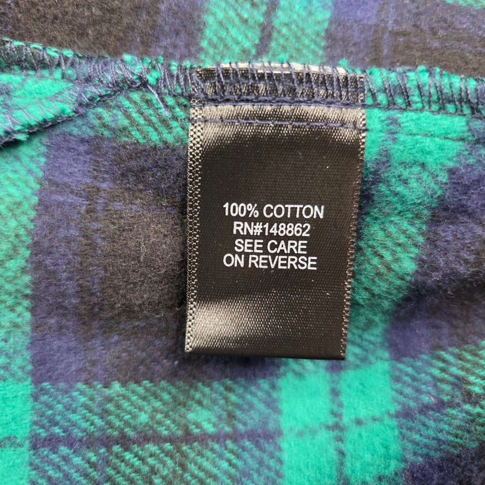 Torrid Women's 5X Plaid Flannel Shacket 100% Cotton Teal Black Shirt Jacket - Picture 11 of 12